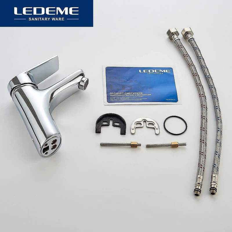 Смеситель для раковины Ledeme H40 1040L Хром