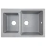 Кухонная мойка Azario Ostin 77 CS00105243 цвет Серый