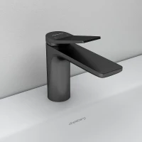 Смеситель для раковины Abelsberg Intensa EGF23520GM цвет Космическая сталь