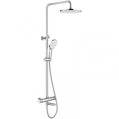 Душевая система Splenka S223.26 с термостатом Хром нержавеющая сталь на стену