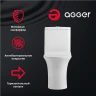 Унитаз компакт Agger AT01000 с бачком и сиденьем Микролифт фарфор напольный