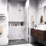 Душевая дверь WasserKRAFT Aller 120 R 10H05R профиль Хром стекло прозрачное