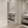 Душевая перегородка Vincea Walk in 100 VSW-1HR100MR профиль цвет Хром стекло зеркальное