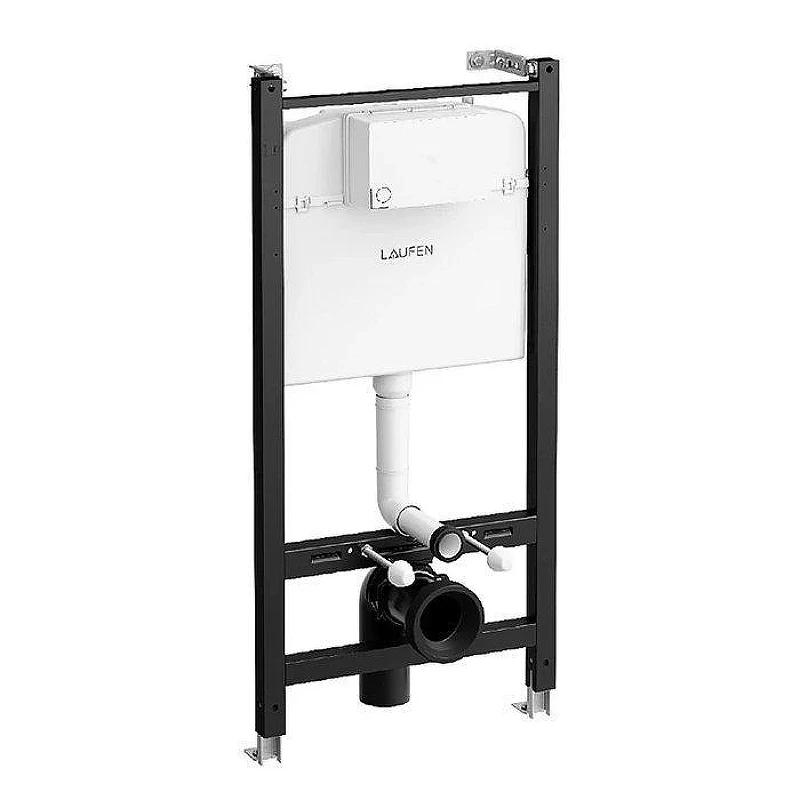 Унитаз с инсталляцией Laufen Pro Z.RU93.0.771.6 цвет Белый с сиденьем Микролифт и клавишей смыва цвет Белый