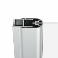 Душевая дверь Ravak Chrome CSD1-90 0QV70100Z1 профиль Белый стекло Transparent