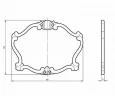 Зеркало Migliore CDB 90 30492 Золото стекло