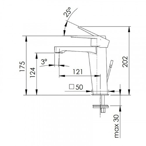 Смеситель для раковины Remer Dream D10 Хром латунь