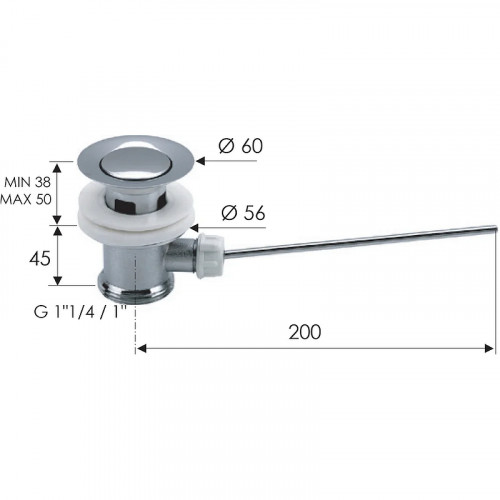Смеситель для раковины Remer Dream D10 Хром латунь