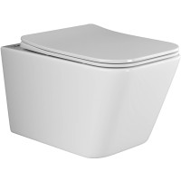Унитаз Ceramicanova Metric CN3007 подвесной с сиденьем Микролифт фарфор подвесной