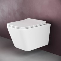 Унитаз Ceramicanova Metric CN3007 подвесной с сиденьем Микролифт фарфор подвесной
