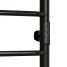 Электрический полотенцесушитель Mixline Mira 80х50 556357 с полкой цвет Черный матовый