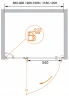 Душевая дверь Cezares Verona 120 L VERONA-W-B-12-120-P-Cr-L профиль Хром стекло рифленое
