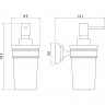 Дозатор для жидкого мыла Aquatek Классик AQ4505PG Золото