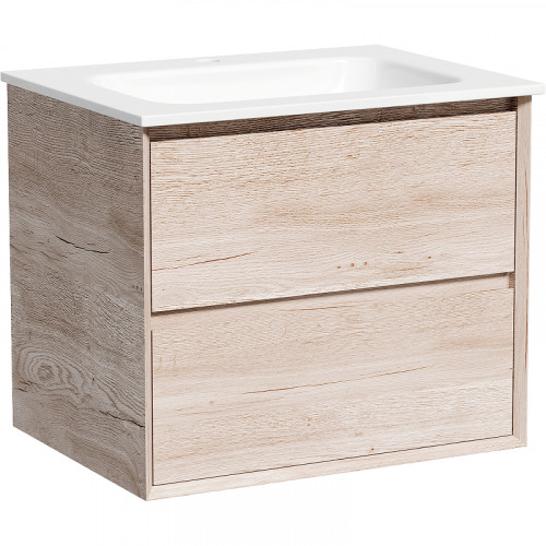 Тумба под раковину Sancos Marmi 2.0 60 MR2.060EG подвесная Дуб галифакс натуральный МДФ / ЛДСП