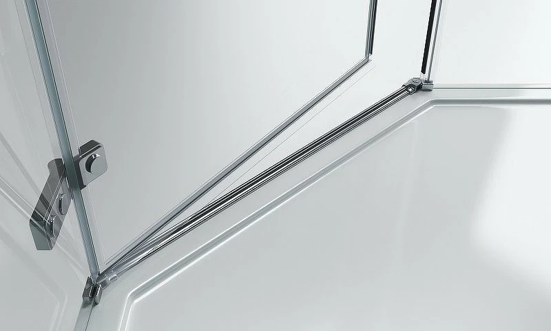 Душевой уголок BelBagno Kraft 90х90 KRAFT-P-1-90-C-Cr-R профиль Хром стекло прозрачное