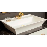 Раковина Boheme NeoArt 67 811-m Белая матовая искусственный камень (литьевой мрамор) накладная