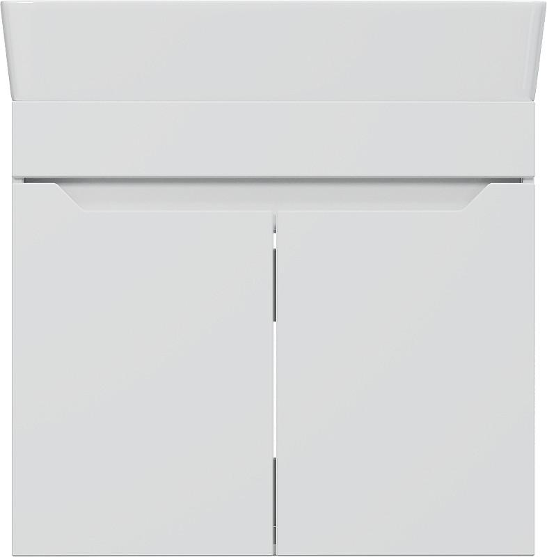 Тумба с раковиной DIWO Архангельск 60 подвесная цвет Белый