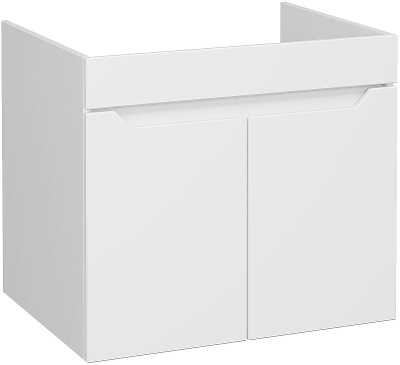 Тумба с раковиной DIWO Архангельск 60 подвесная цвет Белый
