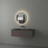 Зеркало Evoform Ledshine d60 BY 2653 с подсветкой 15 W - сенсорный выключатель - теплый белый свет стекло