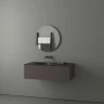 Зеркало Evoform Ledshine d60 BY 2653 с подсветкой 15 W - сенсорный выключатель - теплый белый свет стекло