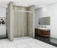 Душевая дверь Good Door Infinity WTW-TD-170-G-CH 170 профиль Хром стекло Грейп