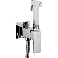 Гигиенический душ со смесителем Frap F7506 Хром латунь встраиваемый