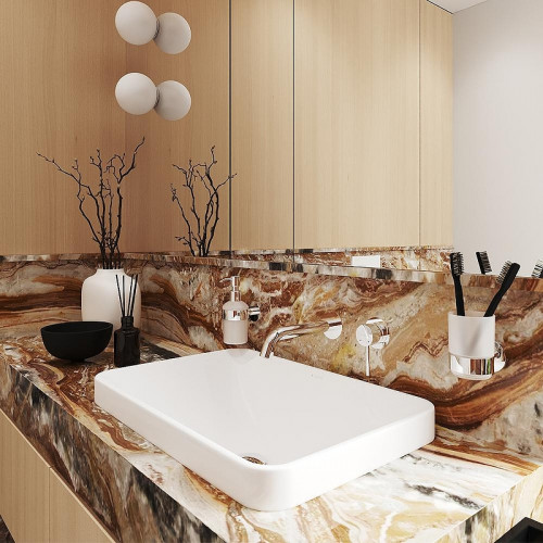 Смеситель для раковины Aqueduto CANO CAN0400 цвет Хром