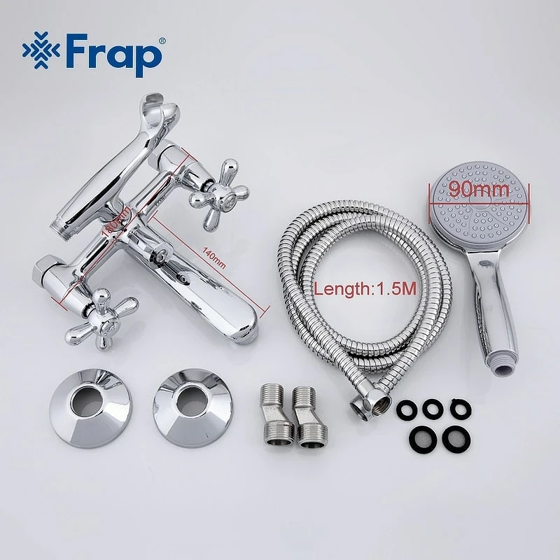 Смеситель для ванны Frap H25 F3025 Хром латунь на стену