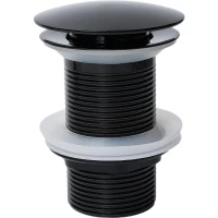Донный клапан Gid Minucia G-54BL 76601K Click-clack цвет Черный