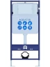 Унитаз с инсталляцией Aquatek Set Aquatek Европа-AQ1190-010 цвет Белый с сиденьем Микролифт и клавишей смыва цвет Хром глянцевый