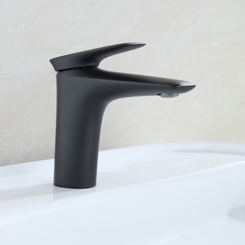 Смеситель для раковины Bond Cube B03-2188 Черный матовый латунь