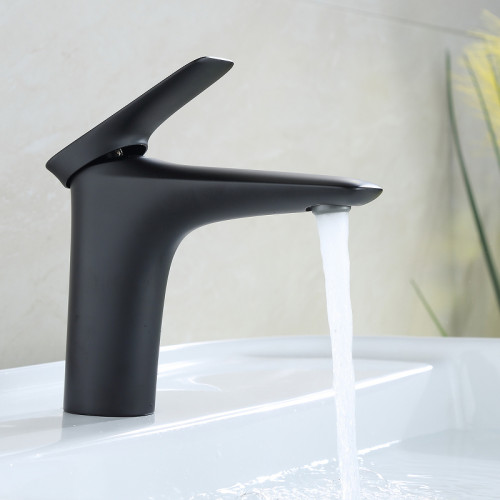 Смеситель для раковины Bond Cube B03-2188 Черный матовый латунь