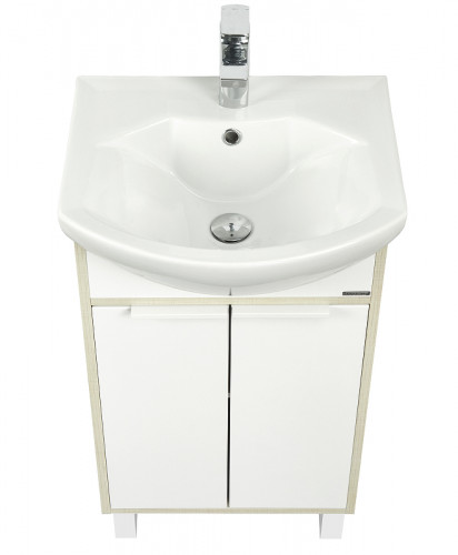 Тумба под раковину Aquaton Рико 50 1A212401RIB90 Белый Ясень фабрик МДФ / ЛДСП