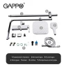 Душевая система Gappo G17-8 G2417-8 Белая Хром латунь на стену