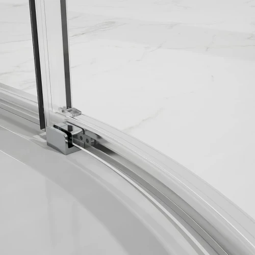 Душевой уголок Azario Shanghai 100x100 AZ-S43-100-MB-CL профиль Черный матовый стекло прозрачное