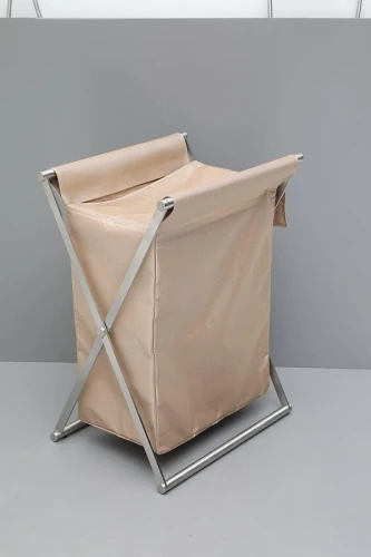 Корзина для белья Allen Brau Priority 00312047 цвет Сталь+Бежевый