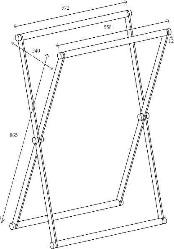 Корзина для белья Allen Brau Priority 00312047 цвет Сталь+Бежевый