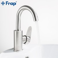 Смеситель для кухни Frap H48 F1348 Сатин нержавеющая сталь