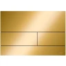 Клавиша смыва Tece Square II 9240839 для унитаза PVD Polished Gold Optic