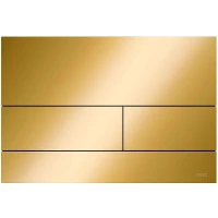 Клавиша смыва Tece Square II 9240839 для унитаза PVD Polished Gold Optic