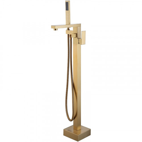 Смеситель для ванны Abber Daheim AF8215G Золото матовое латунь на пол