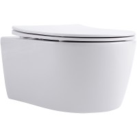 Унитаз Aquanet Smart W Rimless 276395 подвесной с сиденьем Микролифт фаянс подвесной