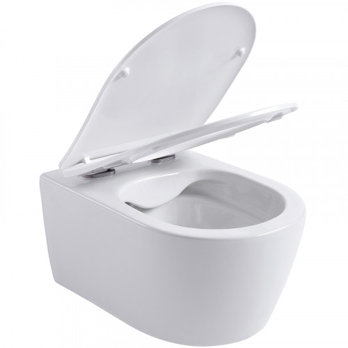 Унитаз Aquanet Smart W Rimless 276395 подвесной с сиденьем Микролифт фаянс подвесной