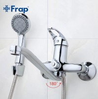 Смеситель для ванны Frap H03 F2203 универсальный Хром латунь на стену