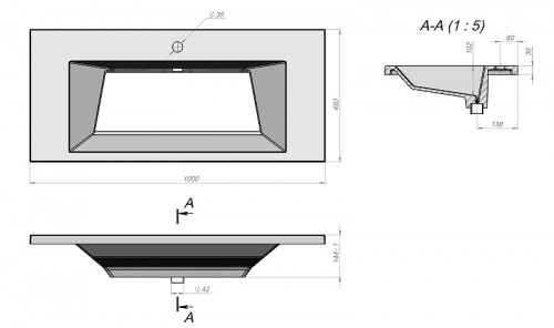 Раковина Stella Polar Лира 100 SP-00001907 цвет Белый