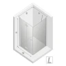 Душевой уголок New Trendy New Soleo Chrome 100х100 L D-0150A/D-0089B профиль Хром стекло прозрачное