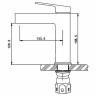Смеситель для раковины Gappo G99-30 G1099-30 Сатин нержавеющая сталь