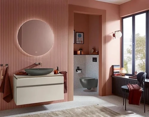 Унитаз Villeroy&Boch Subway 2.0 5614R0I4 подвесной цвет Graphite без сиденья