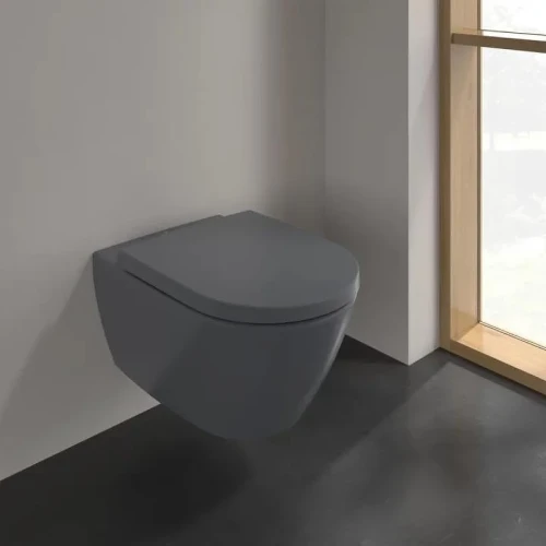 Унитаз Villeroy&Boch Subway 2.0 5614R0I4 подвесной цвет Graphite без сиденья