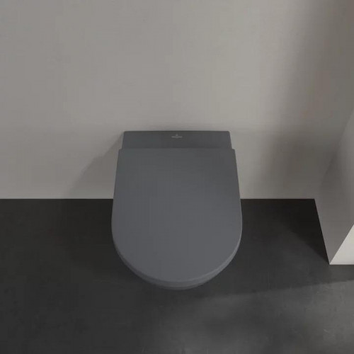 Унитаз Villeroy&amp;Boch Subway 2.0 5614R0I4 подвесной цвет Graphite без сиденья